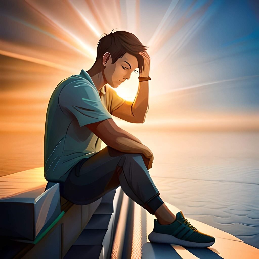 Young person thinking: I don't know what to do with myself; I don't know myself; I don’t know what to do with my life; I have no interests; I don’t like anything; I don’t want anything;